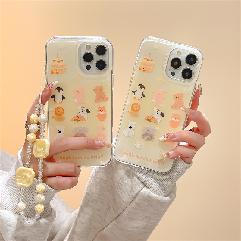 Insสไตล์สัตว์ขนาดเล็กAnti ShockปลอกHp Vivo Y400 V60 Y19s Pro V50 Lite Y29 V40 Lite Y15 Y17S Y100 5G 