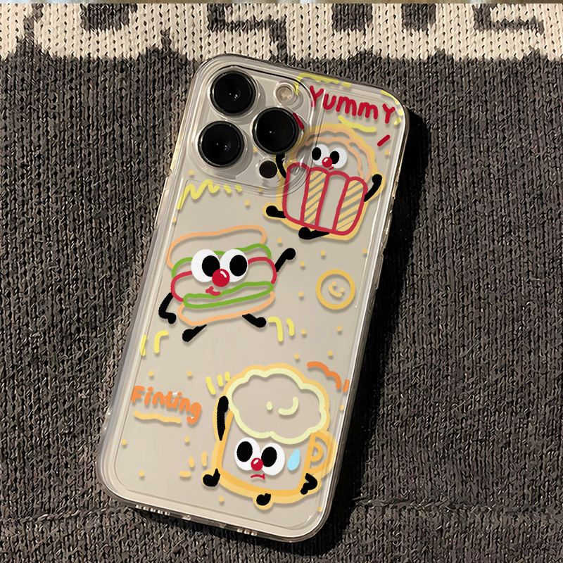 แฮมเบอร์เกอร์ Soft Top Class French Fries สําหรับปลอก Vivo Y21d Z10 Lite Z10R V60 Y400 Y19s Pro V50 