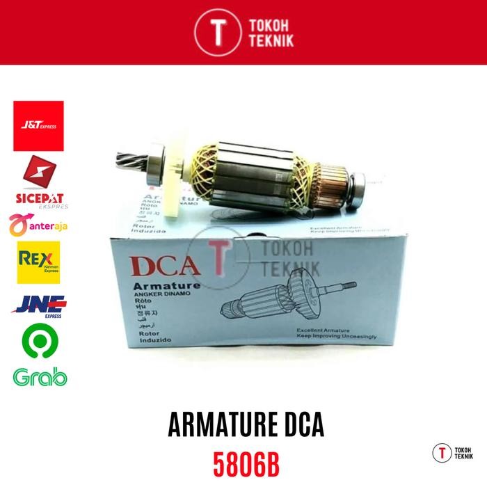 MESIN คุณภาพดีที่สุด Dca Armature 5806B สําหรับเครื่องวงกลมขนาด 7 นิ้วประเภท 5806