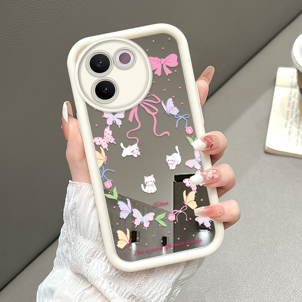 ปลอก Hp สําหรับ VIVO V30E 5G เคสโทรศัพท์ Softcase Kesing Soft Cassing Sofcase ปกสาวน่ารักรูปแบบ Cesi