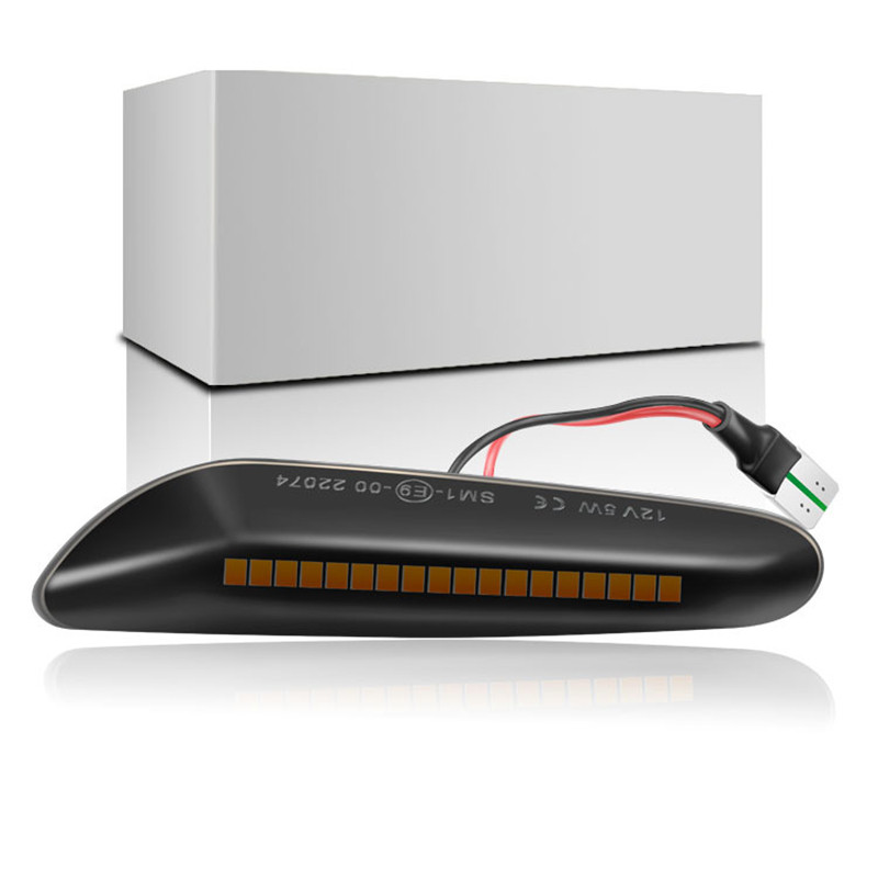 1 คู่สําหรับ E90 E91 E92 E93 E60 E87 E82 E46 ไฟเลี้ยวรถไฟเลี้ยวไฟ LED ไฟเลี้ยวไฟกระพริบด้านข้างสัญญา