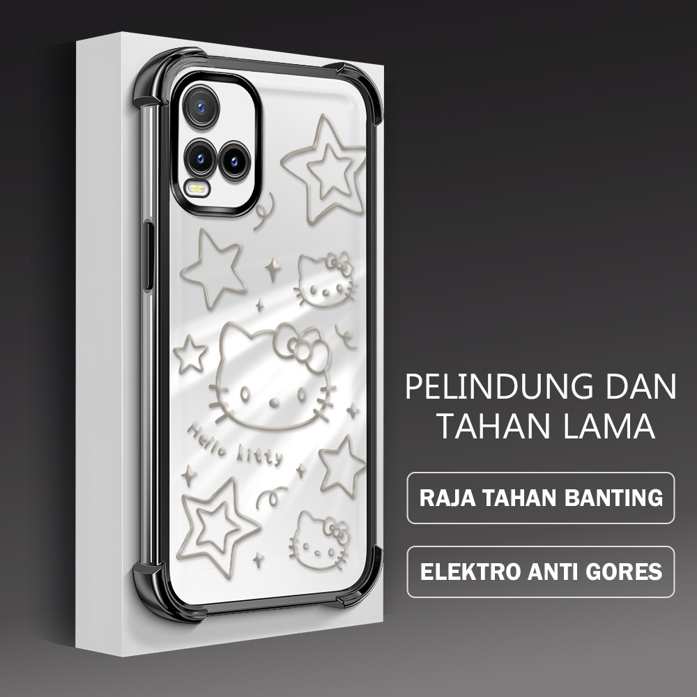 VIVO Y21 Y21S Y33S Y21A Y21T Y33T T1X สําหรับ Hp กรณี Soft Kesing Anti crack Softcase ปลอกใส D09 S3-