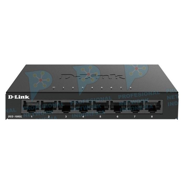 D-Link DGS-108GL 8 Port Gigabit Metal Case Unmanaged Switch DGS-108 GL