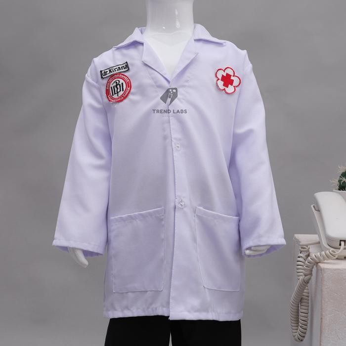 PREMIUM CHILDRENS DOCTOR COSTUME / CHILDRENS DOCTOR COAT AGED 1 - 12 ปี
