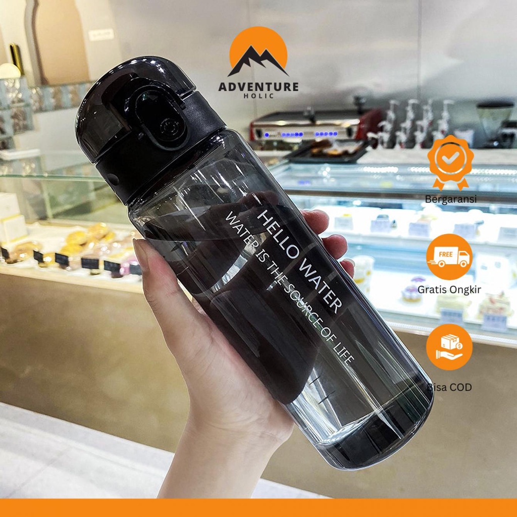 POHAN ขวดน้ําพลาสติกสปอร์ต 780ml - JY0012