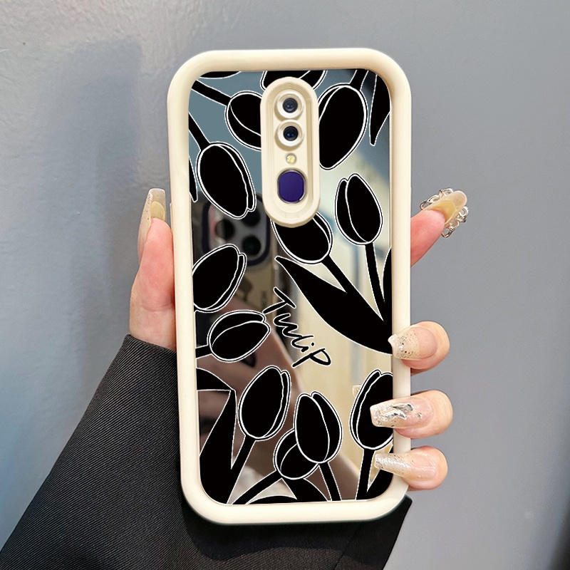 OPPO F11 A9 2019 A9x F9 F9 Pro F11 Pro F7 F5 เยาวชน A7x Realme 2 Pro U1 กรณี Graffiti Softcase ทิวลิ