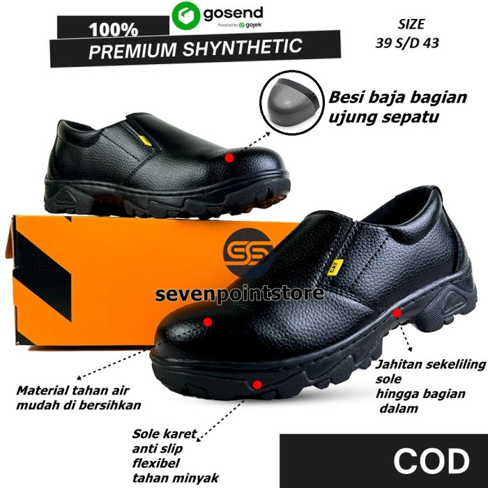 CRP - SAFETY SLOP SHOES - SLIP ON WORK SHOES - SAFETY SHOES PREMIUM