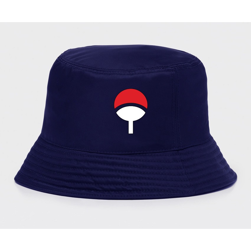 Uchiha Anime Bucket Hat clan Sasuke Uchiha Naruto Logo