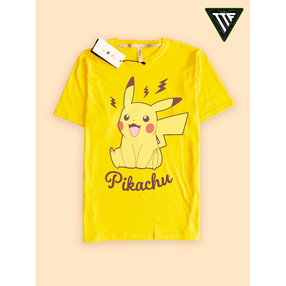 เสื้อยืด Pokemon Pikachu Thunder Bolt Electric UT
