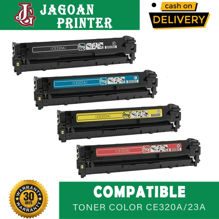 Hp Laserjet Color Toner CE320A, CE321A, CE322A, CE323A รองรับ 128a