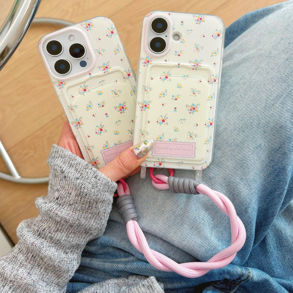 ผู้ถือบัตรความงามสาวดอกไม้ปลอกOPPO A6 PRO0 A16 Reno 13F 13 5G 5F A9 2020 A57 10 Pro A54 A78 A12 8T A