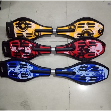ใหม่ Snakeboard/Waveboard/Ripstick Skateboard Swayboard 2 ล้อ