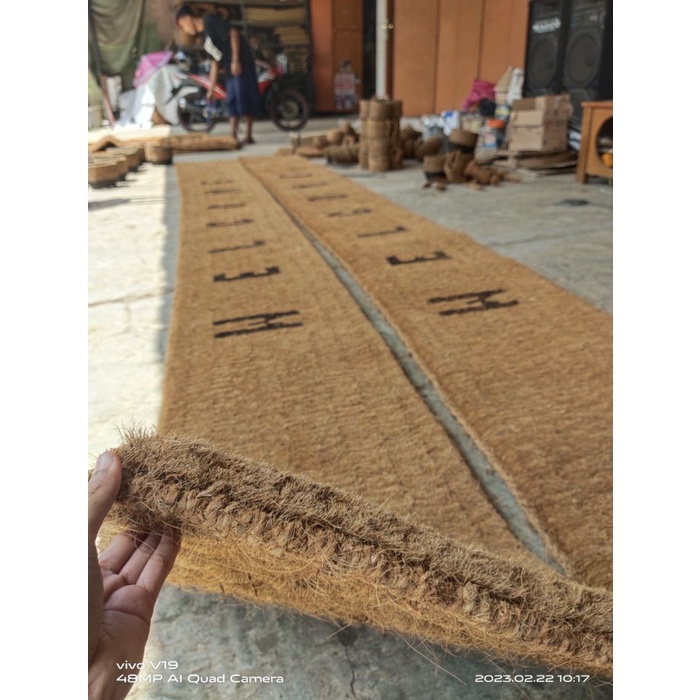 ประตูไฟเบอร์มะพร้าว 100X50X5 CM READY PLEASE CODE 1289