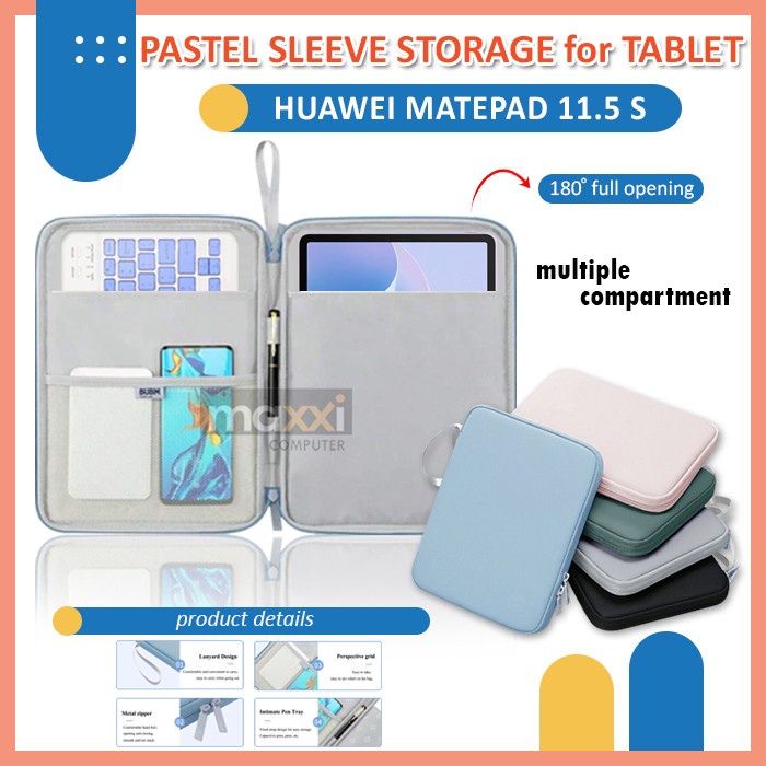Huawei Matepad 11.5"S Papermatte 11.5" 11.5S 11.5 นิ้ว S Tab แท็บเล็ต 2024 Aesthetic Sleeve Pouch