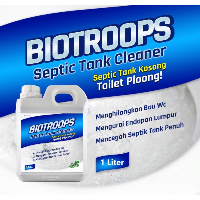 Biotroops Feces Sepic Tank Maintenance แบคทีเรีย Decompsing Fecess Septic Tank Maintenance 1 ลิตร