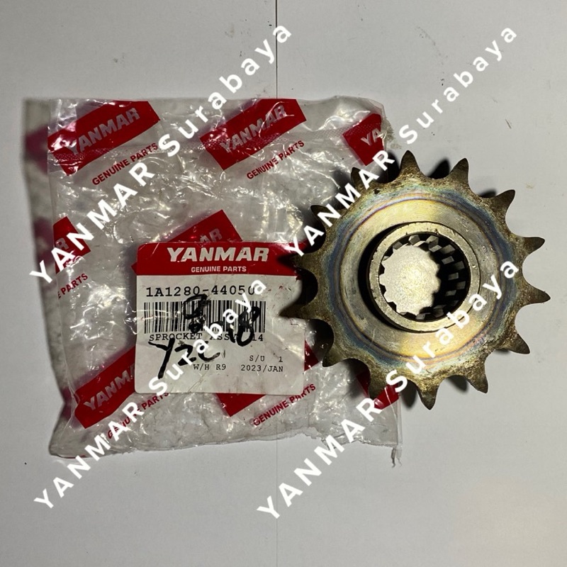 SPROCKET 14T + CAP YANMAR YZC 8-18 ต้นฉบับ