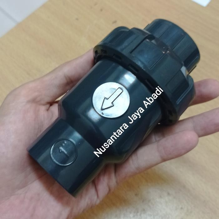 Onda Waterpro - วาล์วตรวจสอบบอล Pvc Single Union 1" นิ้ว Dn 25