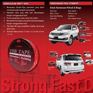 3M VHB TAPE 4900 24mm x 4.5M / เทปคู่ 3M AUTOMOTIVE