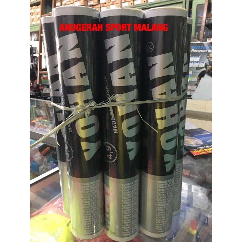 ลูกขนไก่แบดมินตัน Yohan สีดํา