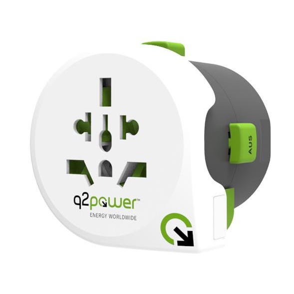 TimeToGo- Q2 Power Qdapter Travel Adapter