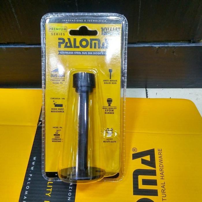 H0M3Sweet- Paoma Dsp 222 กันชนประตู Paloma Black Matte Black