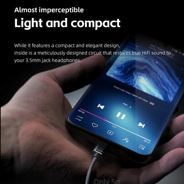 Quality1- Fiio Jade Audio Ja11 Ja 11 Dongle Dac และเครื่องขยายเสียงหูฟัง Usb Type C ถึง 3.5 มม.
