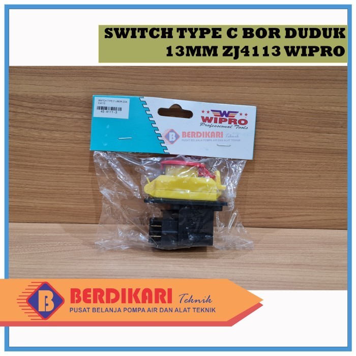 13 มม. 13 มม. ประเภท C ZJ 4113 ZJ4113 สวิตช์เปิด-ปิดสว่านแบบตั้งโต๊ะ Wipro