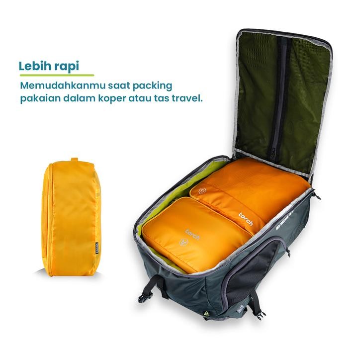 ไฟฉาย Dafi ผ้าแพ็คกันน้ําเสื้อผ้ากระเป๋ากระเป๋ากระเป๋าเดินทาง Organizer