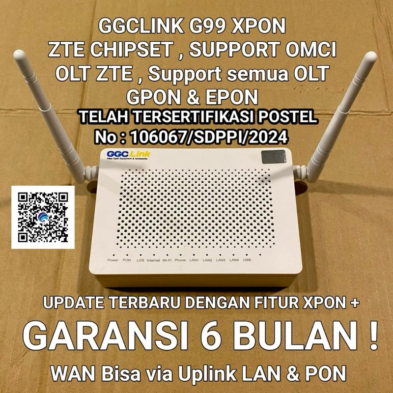 Sasageyou - ONT XPON GGCLink G99 XPON ใหม่ EPON GPON ONU ไม่ ZTE F663NV3A