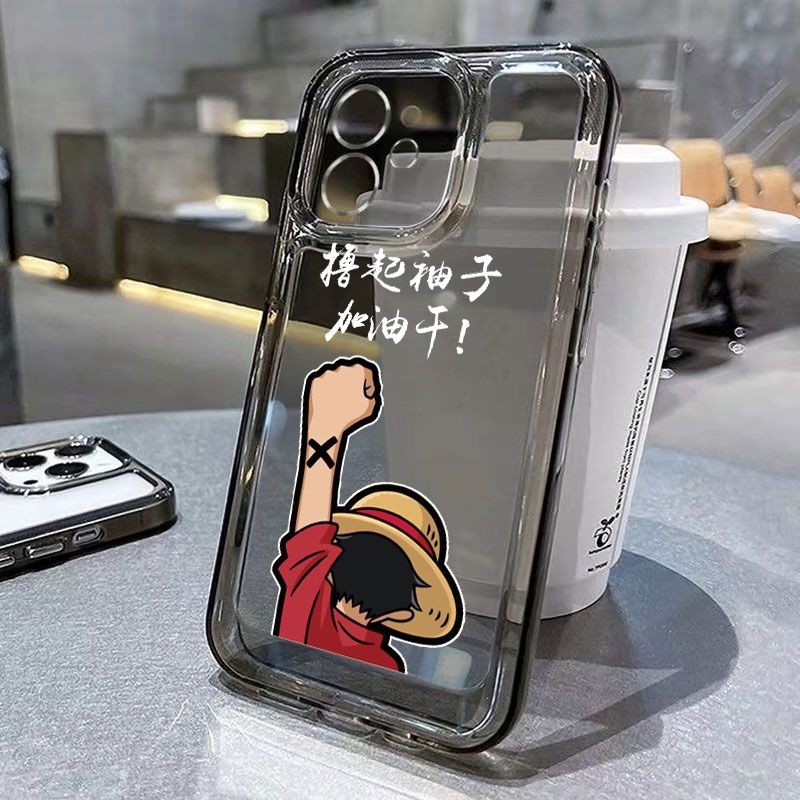 หล่อหรูหราLuffyสําหรับRealme C61 C63 C65 C51 C53หมายเหตุ60 60X C75 C75X Narzo 50I Prime 50 C30 C30S 