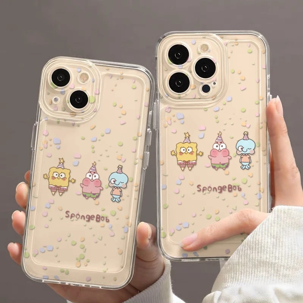 Spongebob Patrick Squidward สําหรับ Redmi หมายเหตุ 15 pro 4G 5G 15 15C หมายเหตุ 14 4G 5G Pro Plus A5