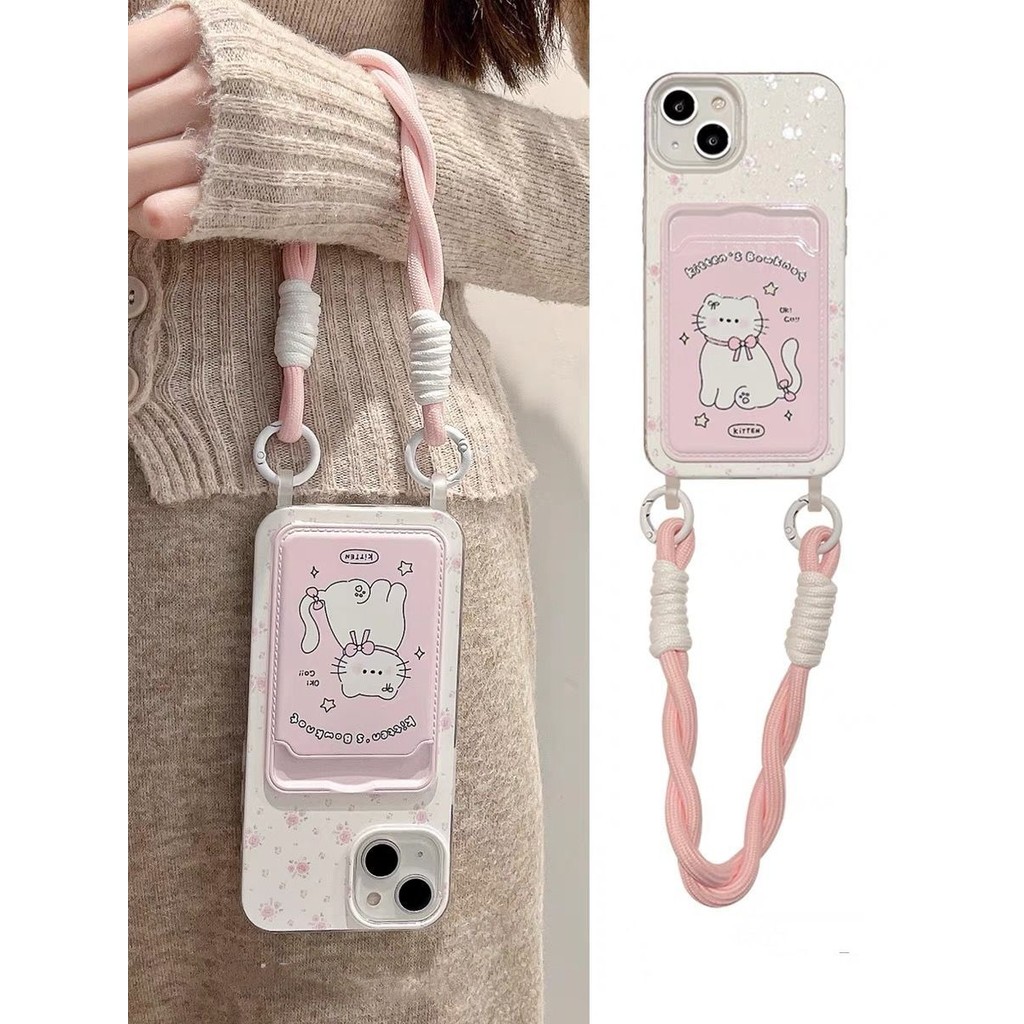 แมวสวย Anti-Fungus Card Holder Case Hp Realme C71 C63 C67 C61 C65 C75Xnote 60Xc755I 8I Narzo☞50 4G 9