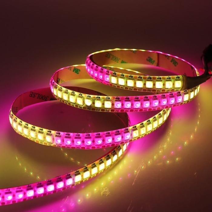 MERAH LED STRIP WS2812b LED WS2812b RGB 5V 144 LED/M เปลี่ยนสีได้ RGB แดง น้ําเงิน เขียว หรืออื่นๆ