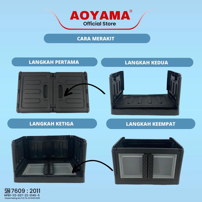 [dellacell] - AOYAMA 1-LAYER CABINET / AOYAMA MULTIPURPOSE CABINET / กล่อง CABINET / EASY TO