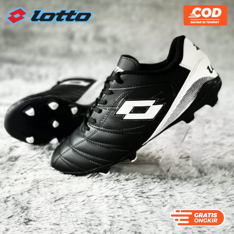 LOTTO STADIO รองเท้าฟุตบอลหนังแท้พร้อม BONUS SOLES ALREADY SEWN ROUND