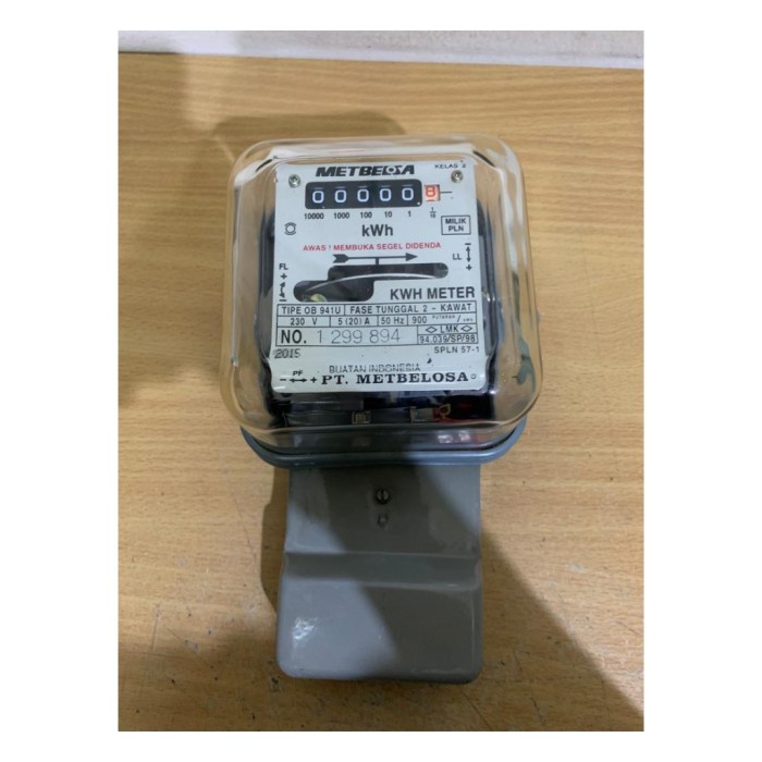 KWH METER 1 Pass Metbelosa 5(20)