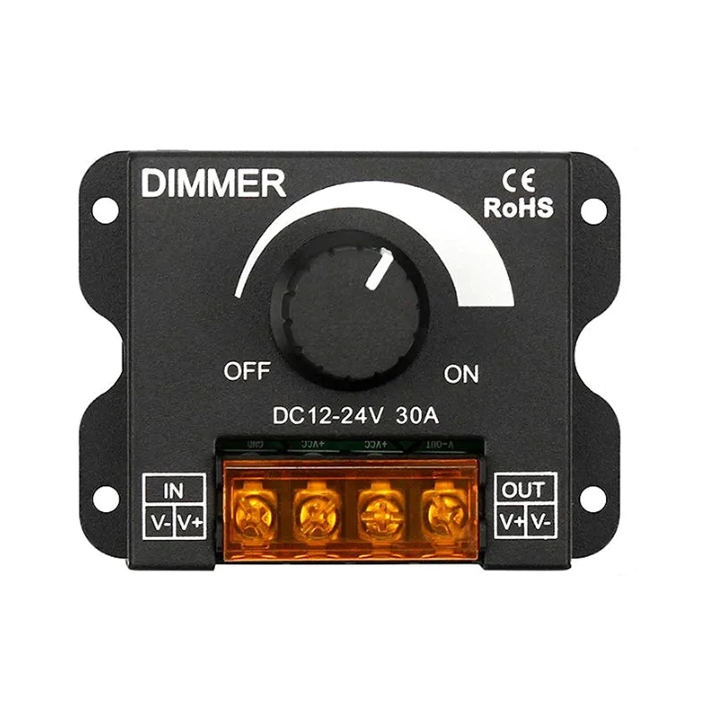 ตัวควบคุมความสว่าง Led ปรับความสว่าง Dimmer Controller Pwm Digital Stepless Dimming สําหรับ
