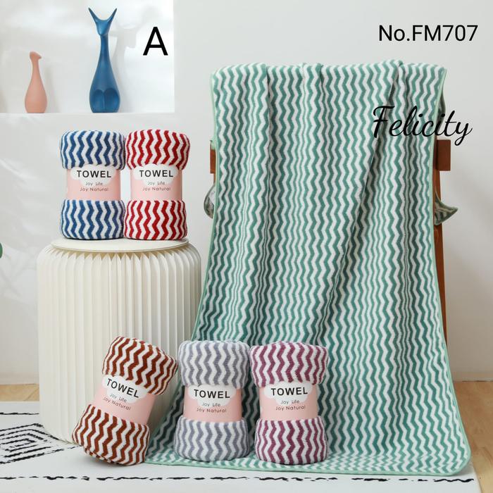 KUP - CUCI WAREHOUSE - 12 ชิ้น UK ADULT MICROFIBER TOWELS 70 x 140 CM 1 DOZEN ผู้ใหญ่ผ้าเช็ดตัว
