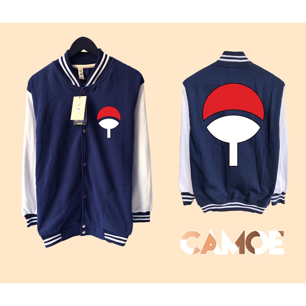 Uchiha Anime Varsity Baseball Jacket clan Sasuke Uchiha Naruto Logo