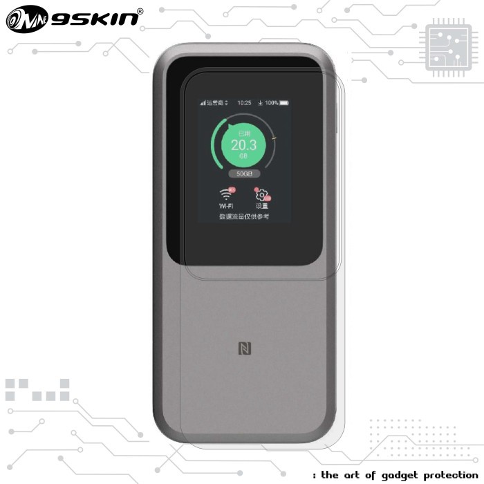 Project - 9Skin - โมเด็มผิวระดับพรีเมียม ZTE MU5120 5G - การ์ดเคลือบด้าน 3M