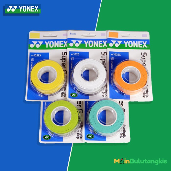 ด้ามจับไม้แบดมินตัน / Yonexsp Ac 102 Ex 3 Super Grip ด้ามจับคุณภาพดั้งเดิม