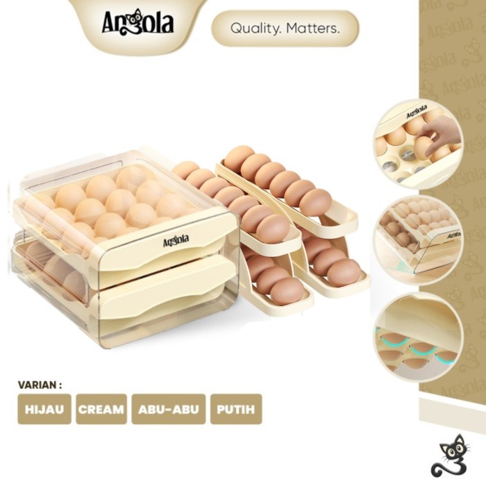 GEMA.GELANG ANGOLA EGG BOX C28 STACKING EGG RACK / EGG PLACE / EGG TRAY EGG CONTAINER