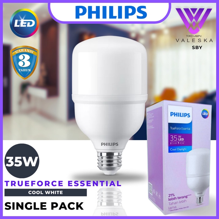 Philips TForce Essential True Force Capsule Lamp 35W 35Watt สีขาว
