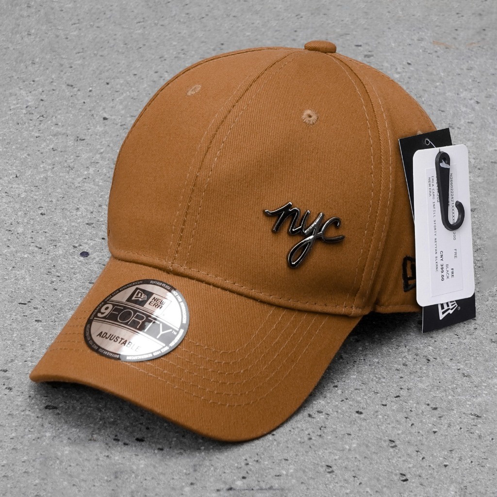 รับประกันใหม่ - NY NY NY NY NYC Logo Metal Import Mirror Original Unisex Hat