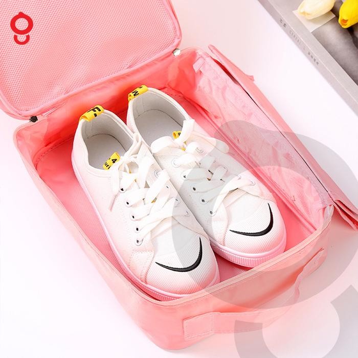 Ganghan กระเป๋าใส่รองเท้า 3 ชั้นมัลติฟังก์ชั่นกระเป๋าเดินทางเกาหลีกระเป๋า SB501