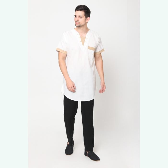 เสื้อปากีสถานแขนสั้นธรรมดา - Jfashion Padli Ss