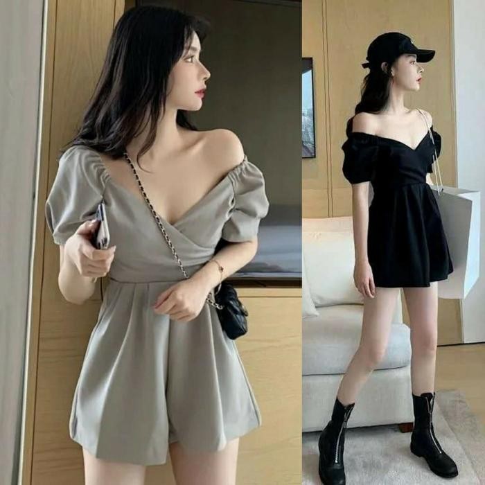 Annaysie จั๊มสูทเรียบหรู ผู้หญิง KNN