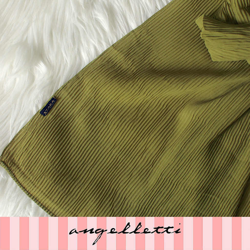 Plisket Plisseket Hijab 175 x 70 ซม. Muslimah Hijab