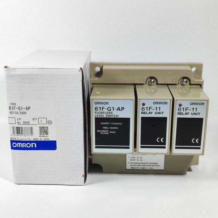 ส่วนลดคลาสสิก สวิตช์ปรับระดับลอย การควบคุมระดับน้ํา Wlc 2 ถัง 61F-G1-Ap Omron