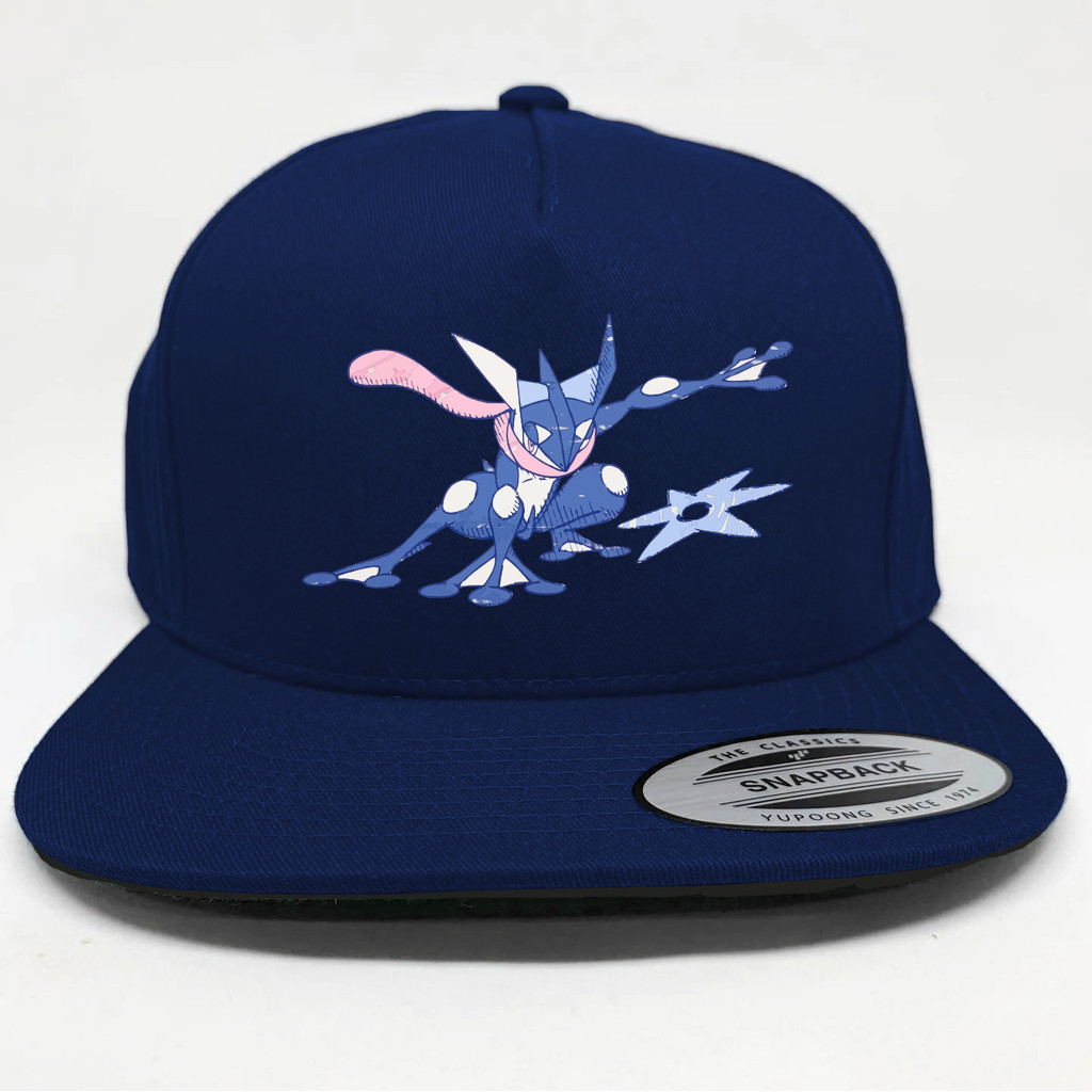 Pokemon Greninja Pokeball องค์ประกอบ UT หมวก snapback อะนิเมะ